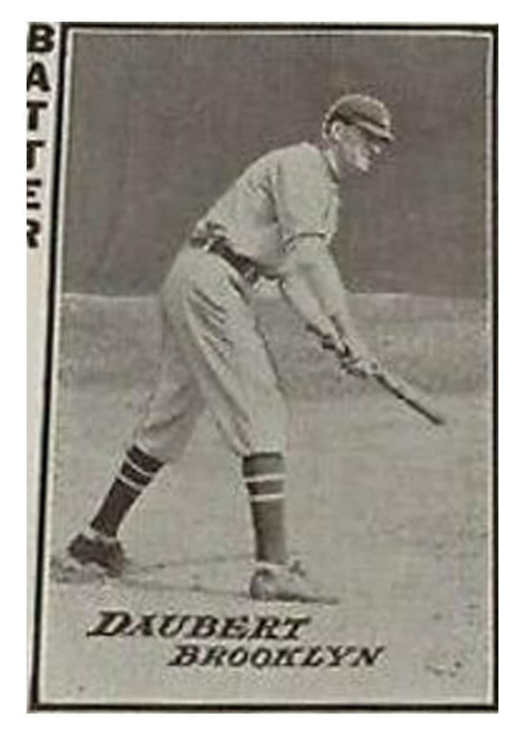 1913 Tom Barker Game Jake Daubert card