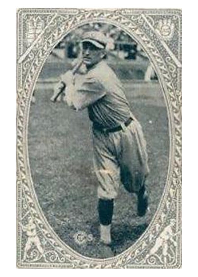 1922 E120 American Caramel Jake Daubert card