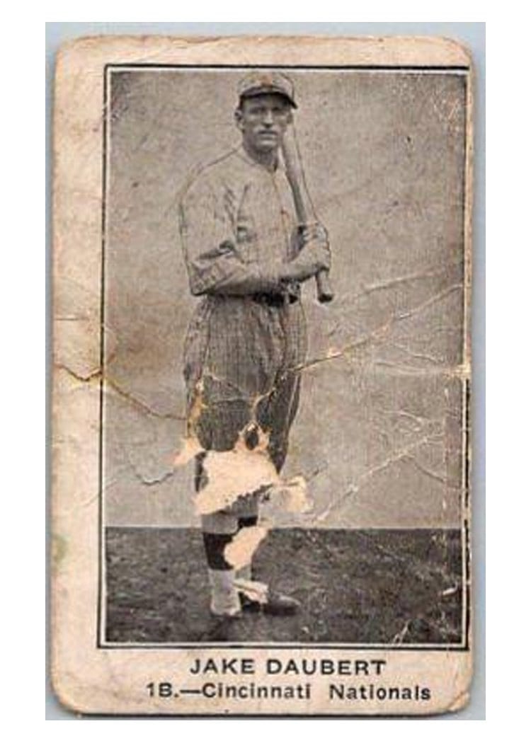 1922 E121 American Caramel Series of 120 Jake Daubert card