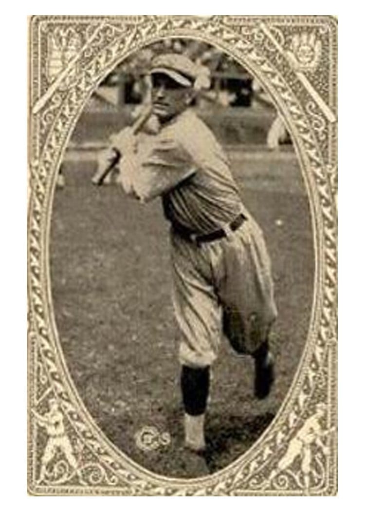 1922 Neilson's Chocolate Type I Jake Daubert #99 card
