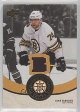 2023-24 Upper Deck Boston Bruins Centennial Centennial Cloth Relics Jake DeBrusk #CCR-JD card