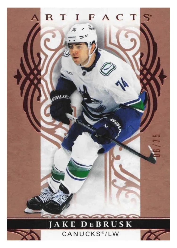 2026 Upper Deck Artifacts Jake DeBrusk #4 card