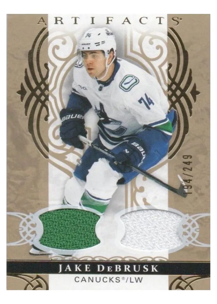2026 Upper Deck Artifacts Jake DeBrusk #4 card