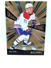 2020-21 Upper Deck Allure Grand Entrance Jake Evans #GE-8 card