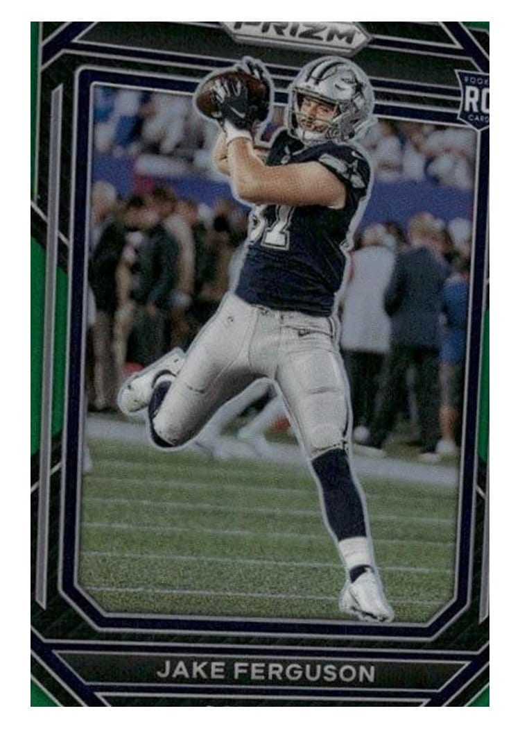 2022 Panini Prizm Base Set Jake Ferguson #365 card