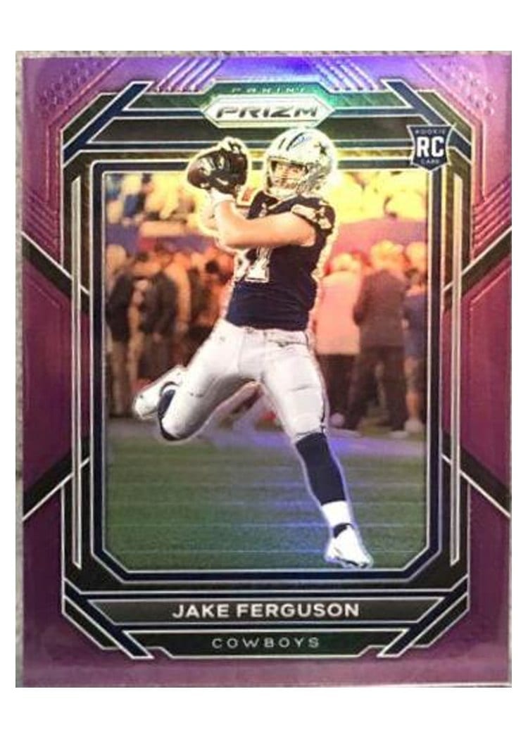 2022 Panini Prizm Base Set Jake Ferguson Purple #365 card