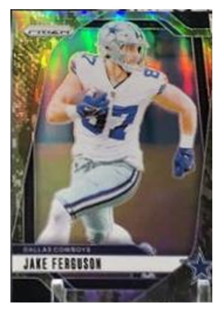 2024 Panini Prizm Base Set Jake Ferguson Forest Camo #76 card