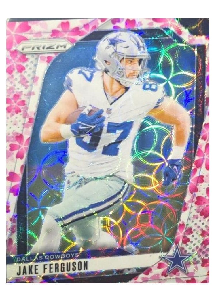 2024 Panini Prizm Base Set Jake Ferguson Choice Cherry Blossom #76 card