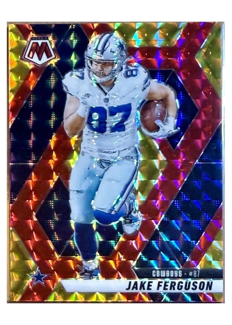 2025 Panini Mosaic Base Set Jake Ferguson Choice Red #175 card