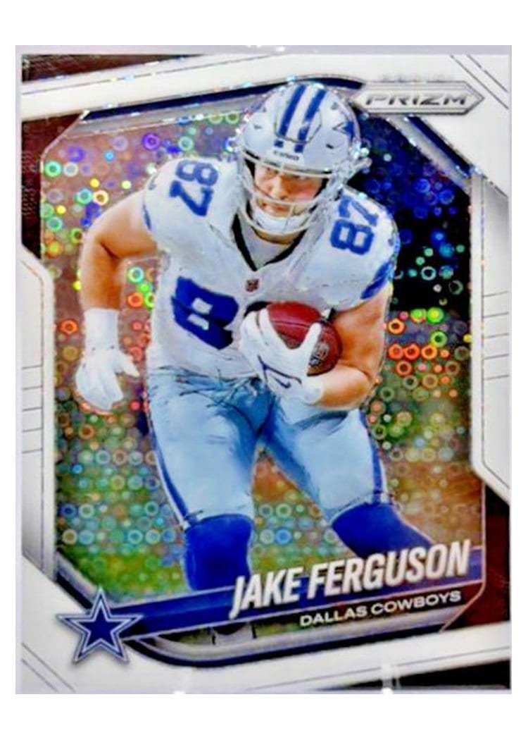 2025 Panini Prizm Base Set Jake Ferguson White #36 card
