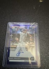 2020 Donruss Optic Rated Rookies Signatures Jake Fraley #RRS-JF card