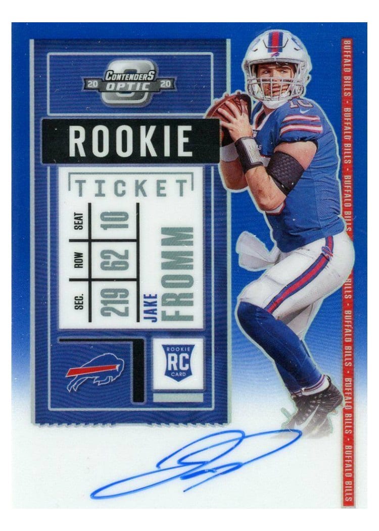 2020 Panini Contenders Optic Base Set Jake Fromm #142 card