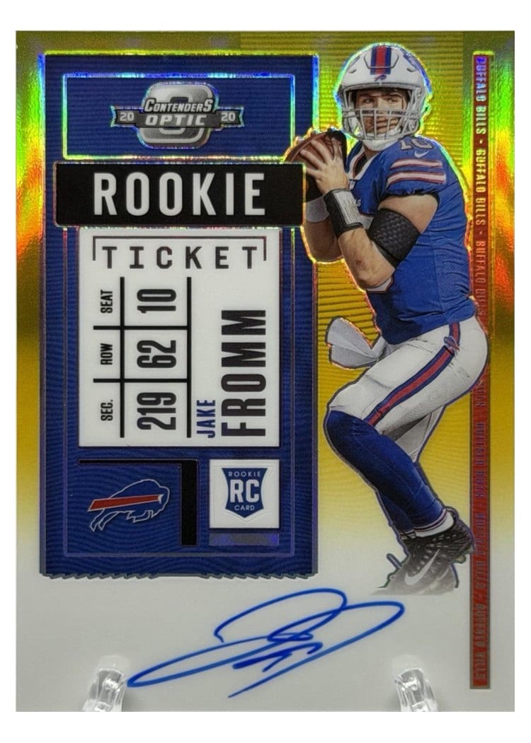 2020 Panini Contenders Optic Base Set Jake Fromm #142 card