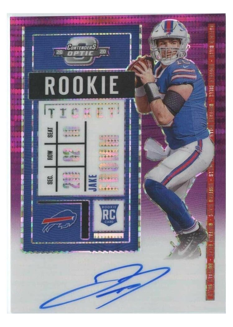 2020 Panini Contenders Optic Base Set Jake Fromm #142 card