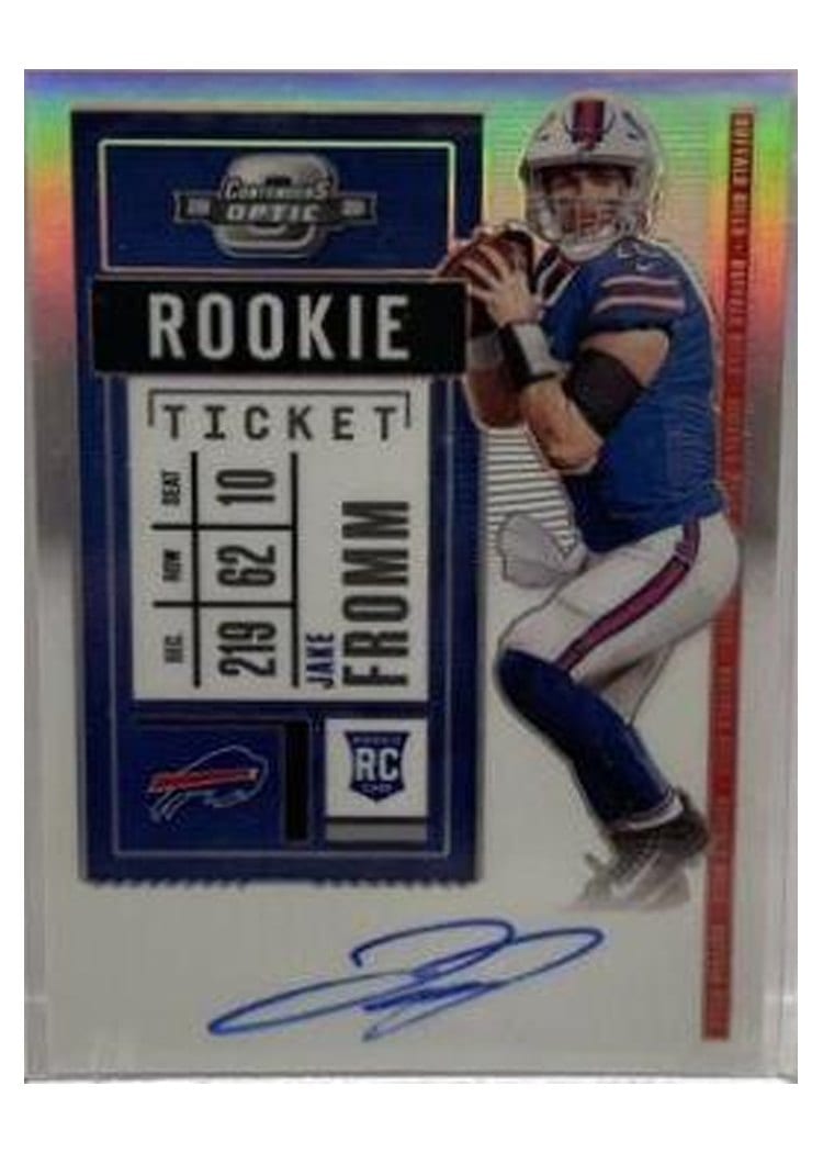 2020 Panini Contenders Optic Base Set Jake Fromm #142 card