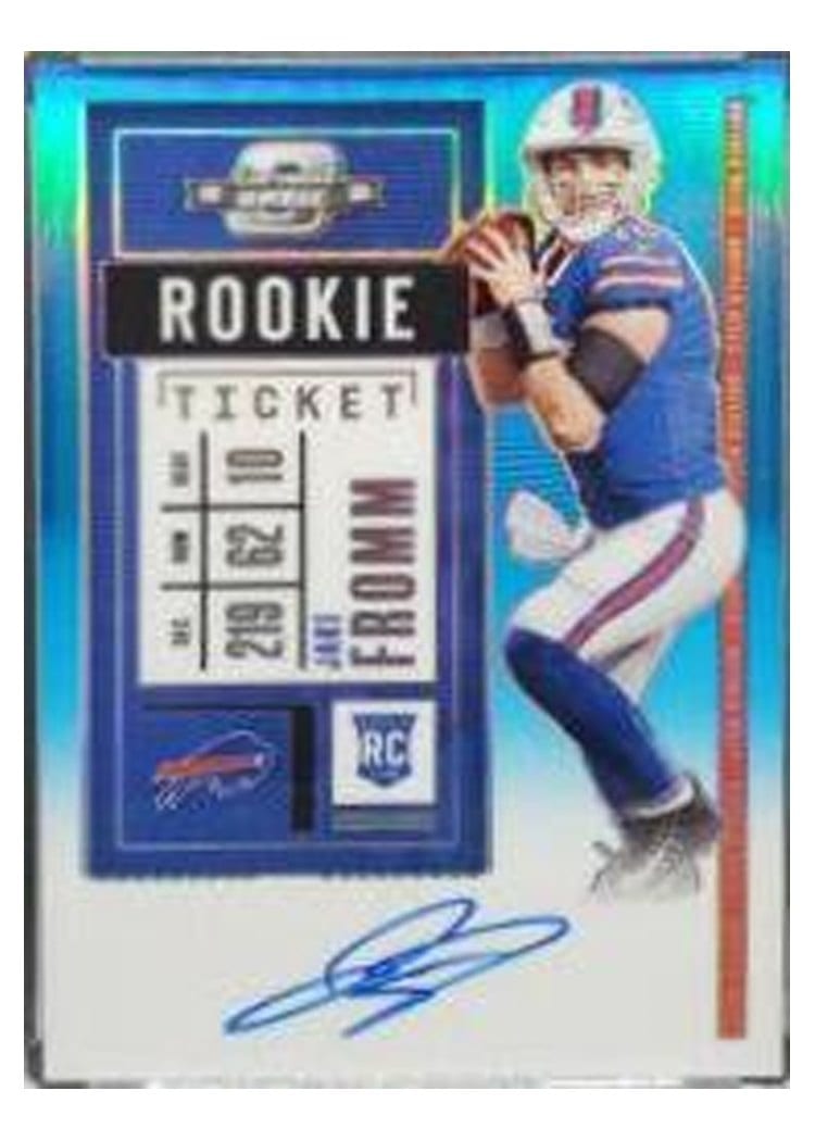 2020 Panini Contenders Optic Base Set Jake Fromm #142 card