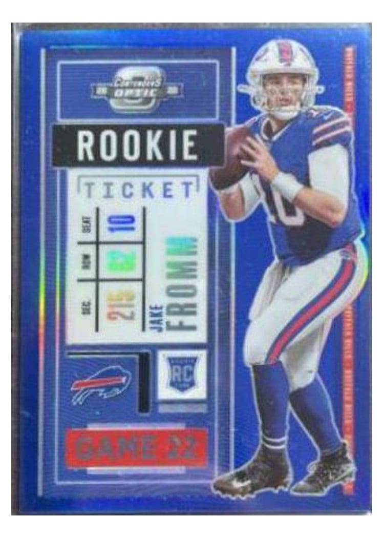 2020 Panini Contenders Optic Base Set Jake Fromm #76 card