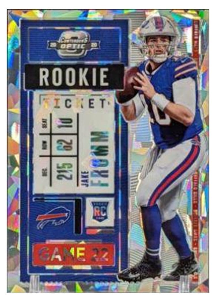 2020 Panini Contenders Optic Base Set Jake Fromm #76 card