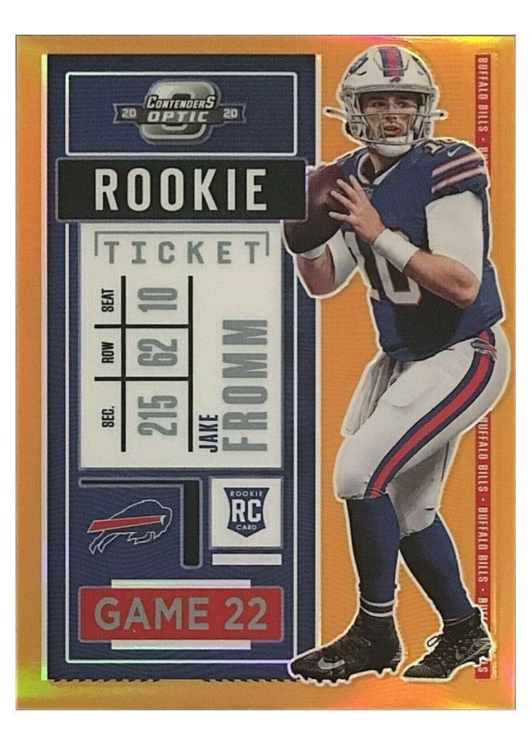 2020 Panini Contenders Optic Base Set Jake Fromm #76 card