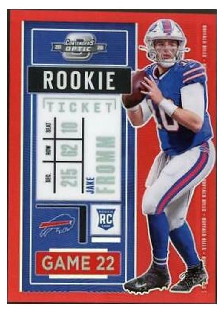2020 Panini Contenders Optic Base Set Jake Fromm #76 card