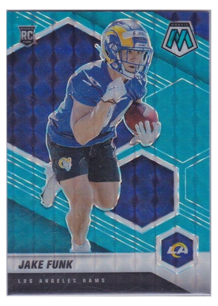 2021 Panini Mosaic Base Set Jake Funk #381 card