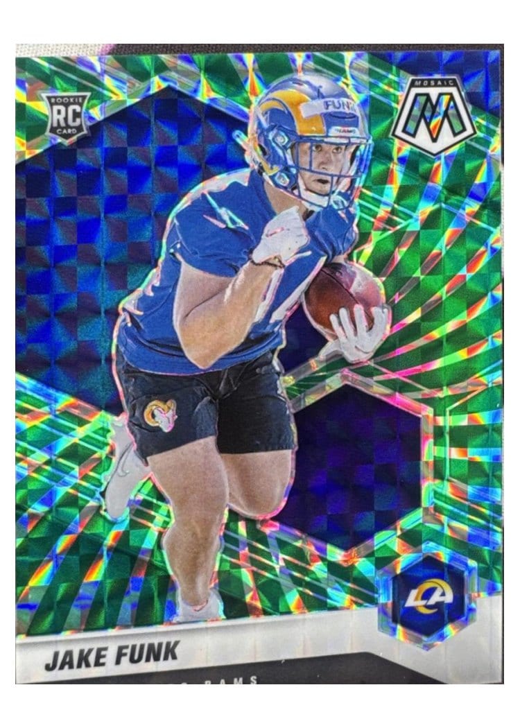 2021 Panini Mosaic Base Set Jake Funk #381 card