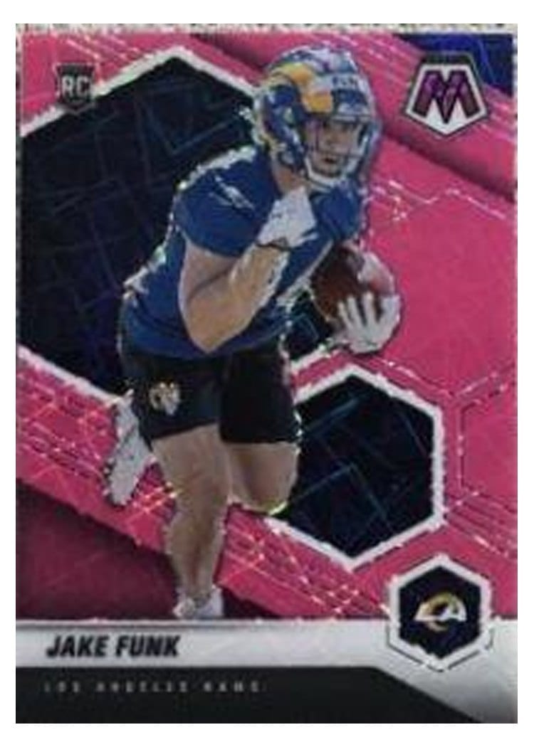 2021 Panini Mosaic Base Set Jake Funk #381 card