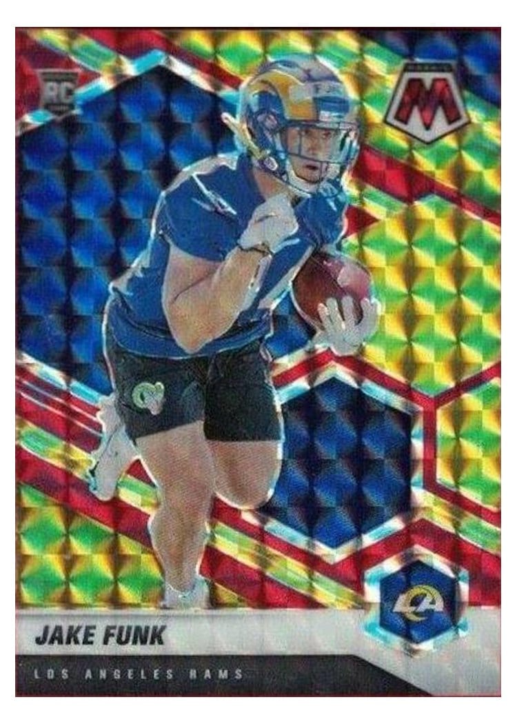 2021 Panini Mosaic Base Set Jake Funk #381 card