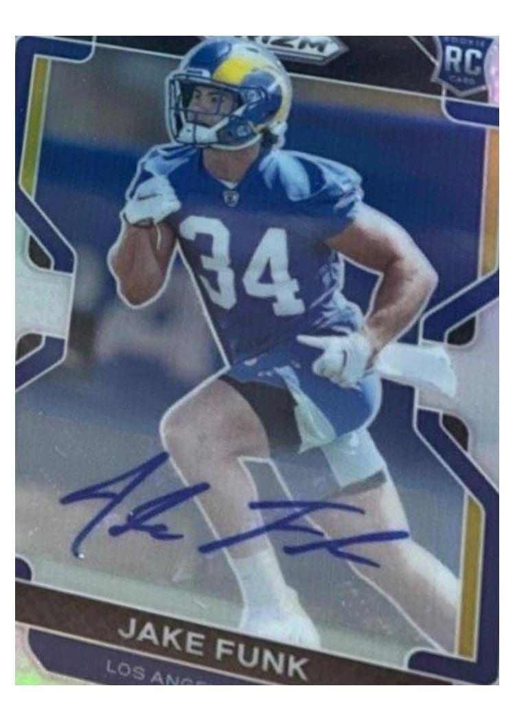 2021 Panini Prizm Base Set Jake Funk #402 card