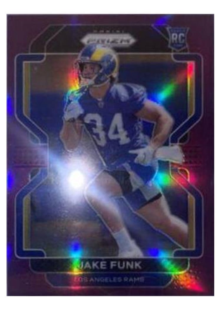 2021 Panini Prizm Base Set Jake Funk #402 card