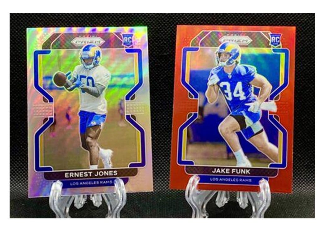 2021 Panini Prizm Base Set Jake Funk Red Prizm #402 card