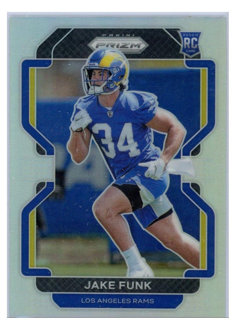 2021 Panini Prizm Base Set Jake Funk Silver Prizm #402 card