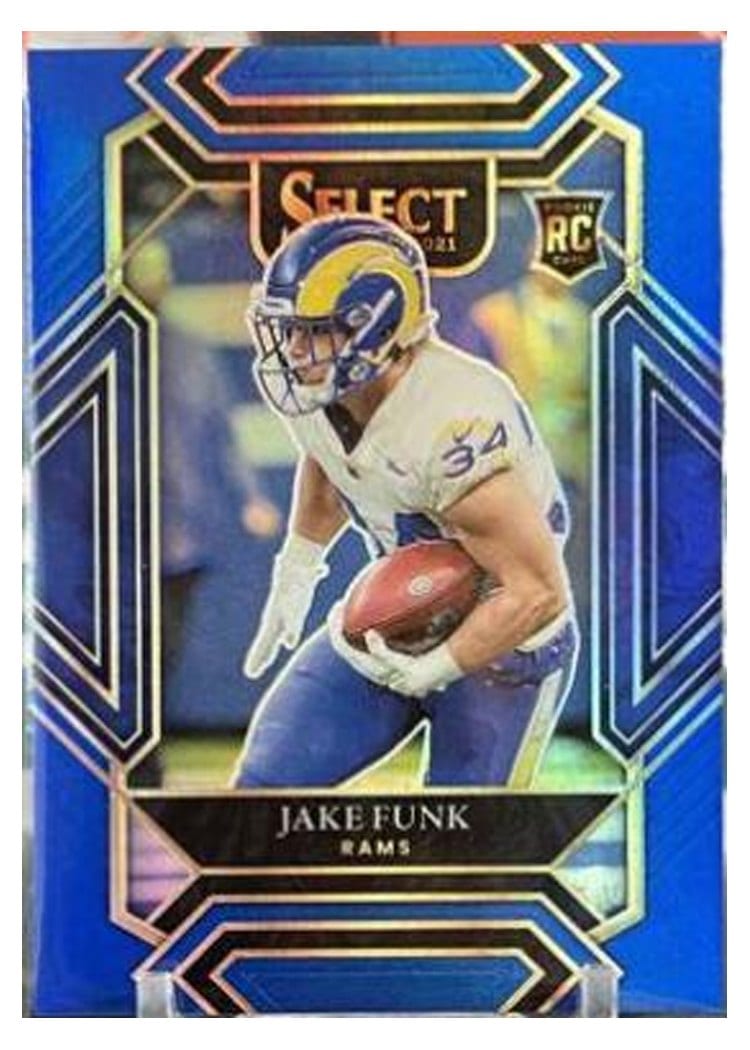 2021 Panini Select Base Set Jake Funk Blue #299 card