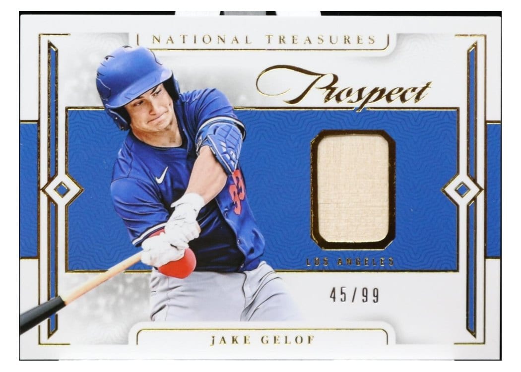 2024 Panini National Treasures Prospect Lumber Jake Gelof #24 card