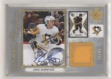 2021-22 Upper Deck Ultimate Collection Ultimate Display Autograph Jersey Jake Guentzel #UDA-JG card