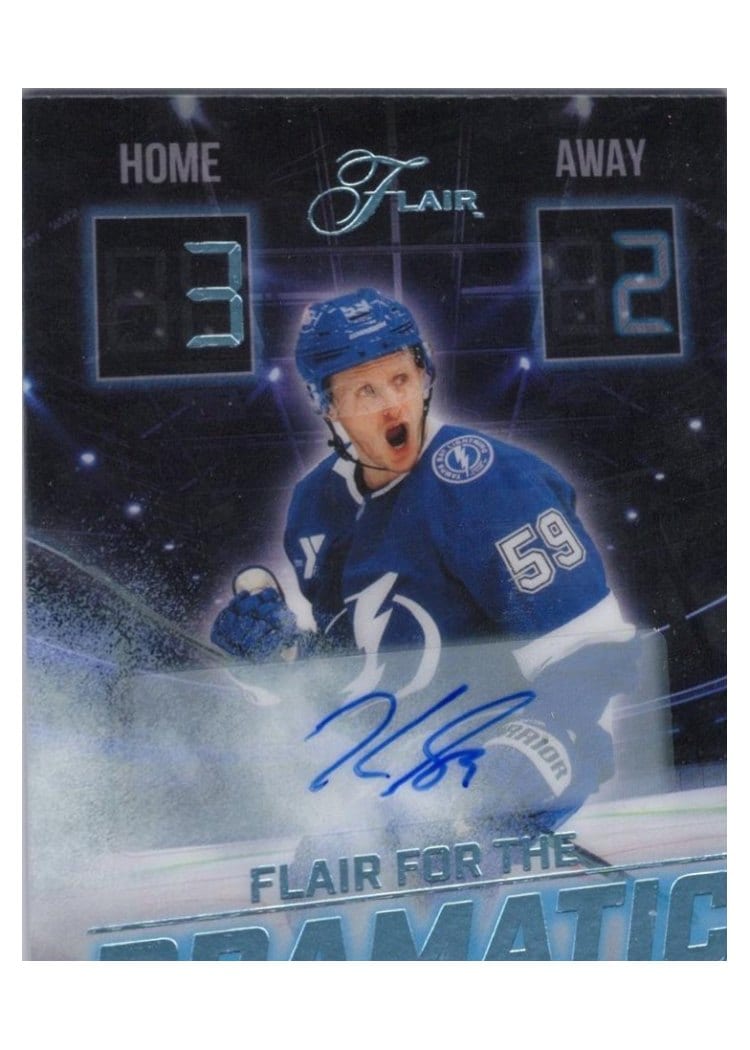 2025-26 Flair Flair for the Dramatic Autographs Jake Guentzel #FTD-11 card