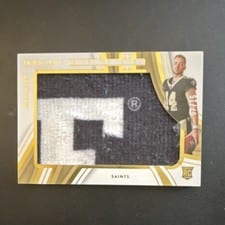 2023 Panini Immaculate Collection Sideline Towel Jake Haener #9 card