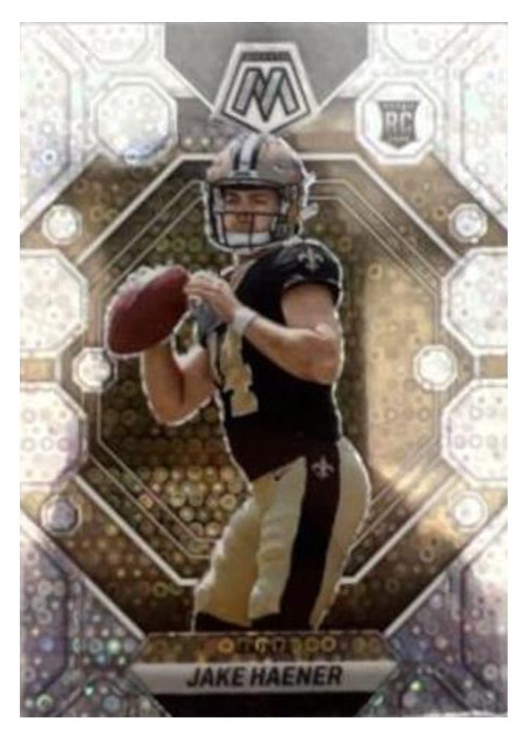 2023 Panini Mosaic Base Set Jake Haener #325 card
