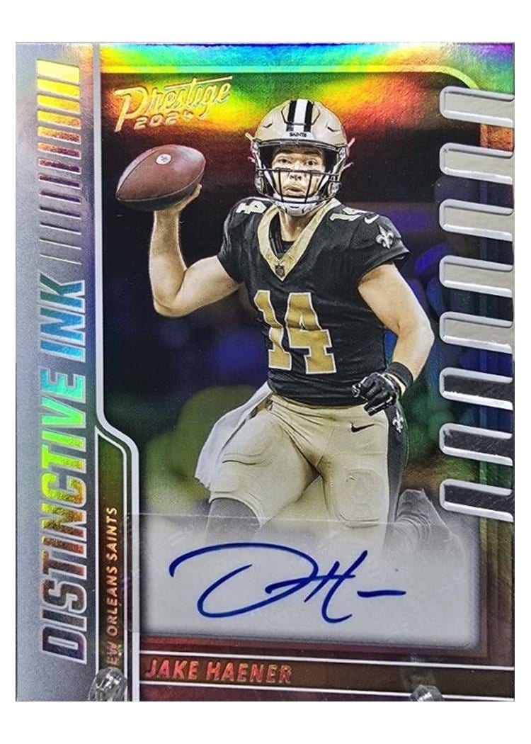2024 Panini Prestige Distinctive Ink Jake Haener #DI-JHR card