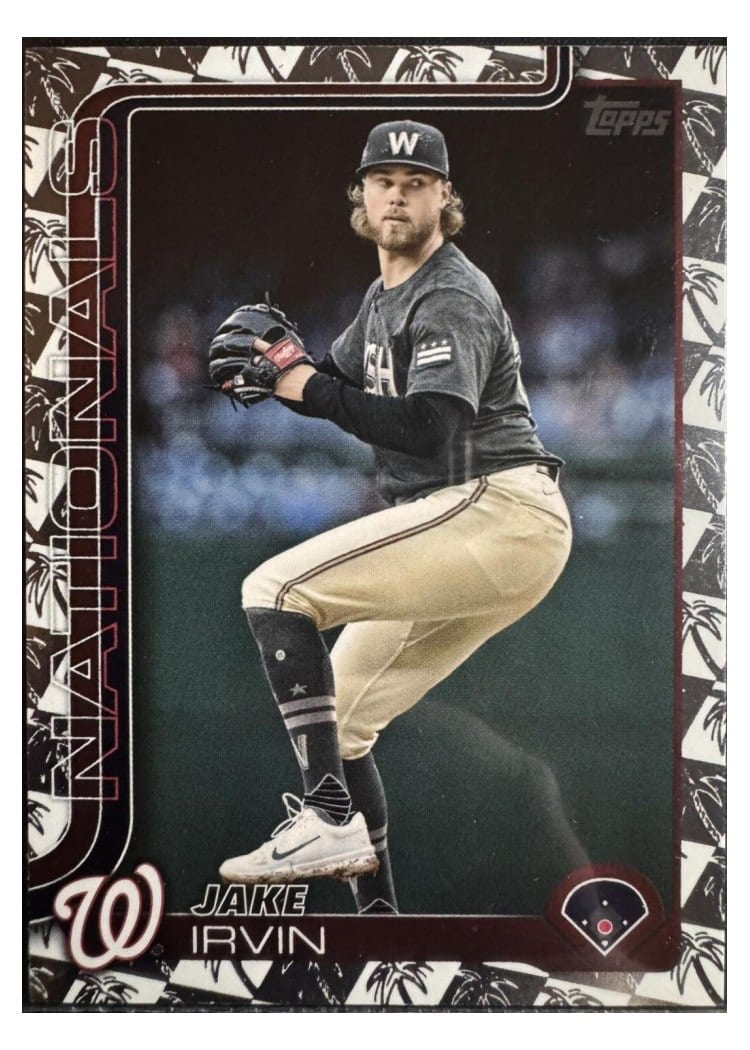 2025 Topps Base Set Jake Irvin Spring Training #197 card