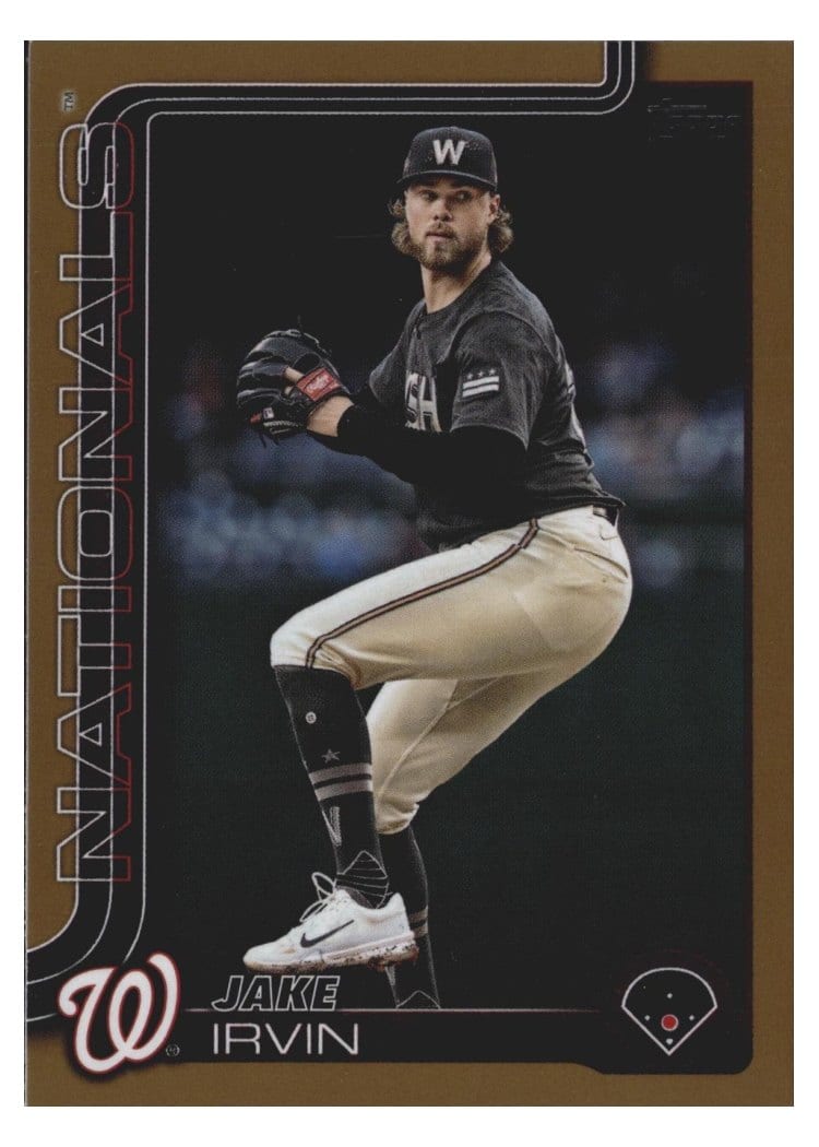 2025 Topps Base Set Jake Irvin Gold #197 card