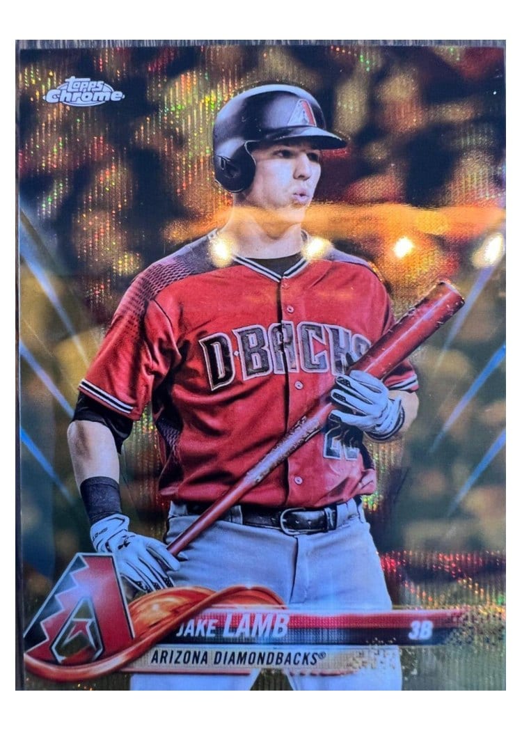 2018 Topps Chrome Base Set Jake Lamb #106 card