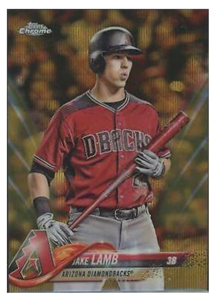2018 Topps Chrome Base Set Jake Lamb #106 card