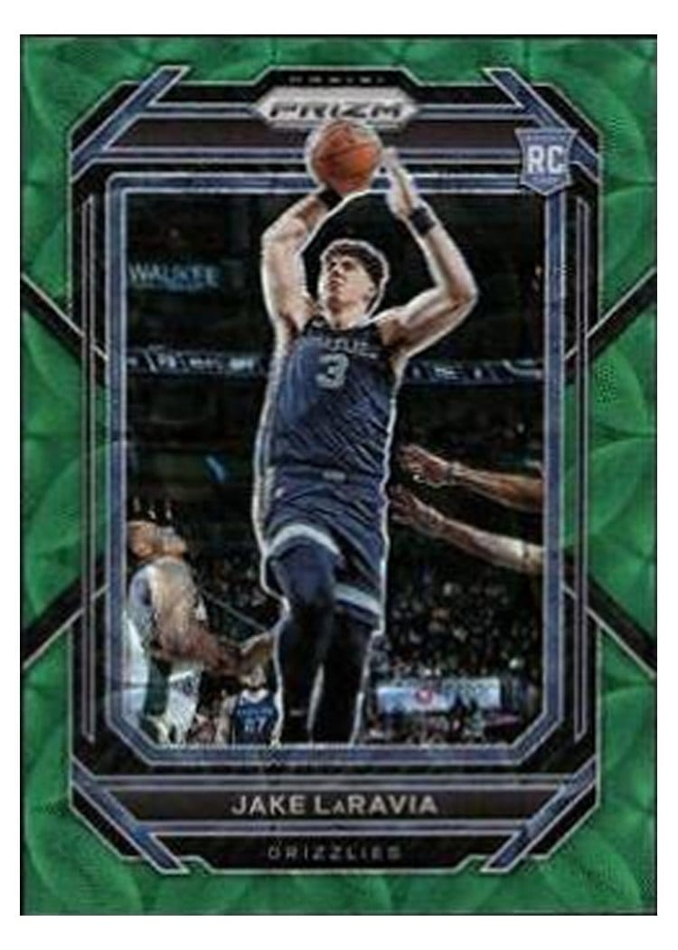 2022-23 Panini Prizm Base Set Jake LaRavia #244 card