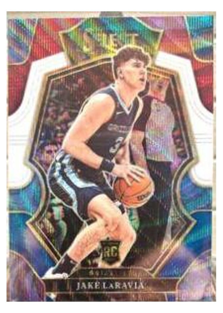 2022-23 Panini Select Base Set Jake LaRavia Tri Color Prizm #175 card