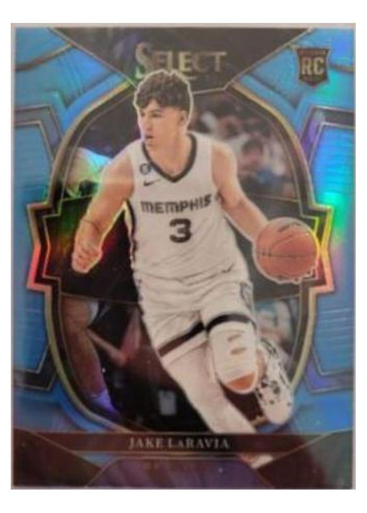 2022-23 Panini Select Base Set Jake LaRavia Light Blue Prizm #94 card