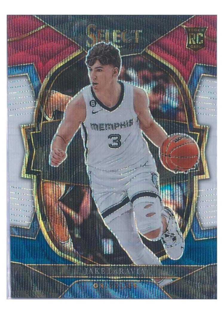 2022-23 Panini Select Base Set Jake LaRavia Tri Color Prizm #94 card