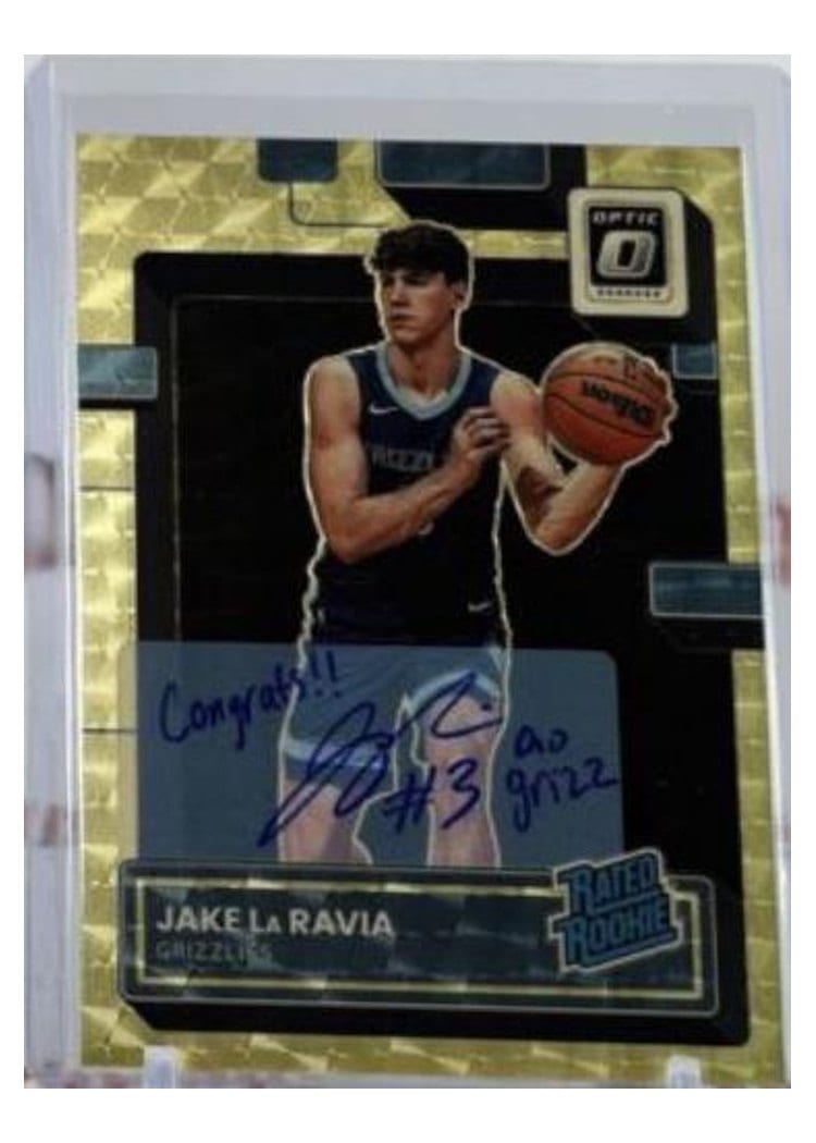2022 Panini Donruss Optic Jake LaRavia #216 card