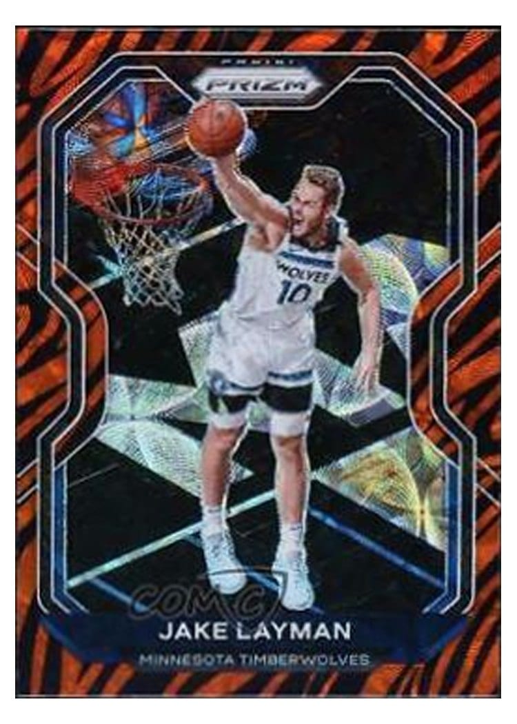 2020-21 Panini Prizm Base Set Jake Layman #245 card