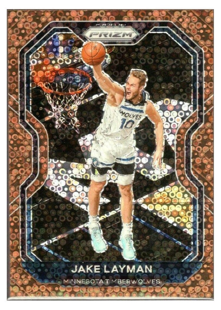 2020-21 Panini Prizm Base Set Jake Layman #245 card